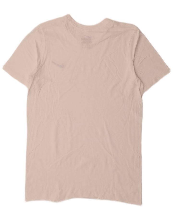 Nike T-shirt med atletisk snit til mænd, lille hvid