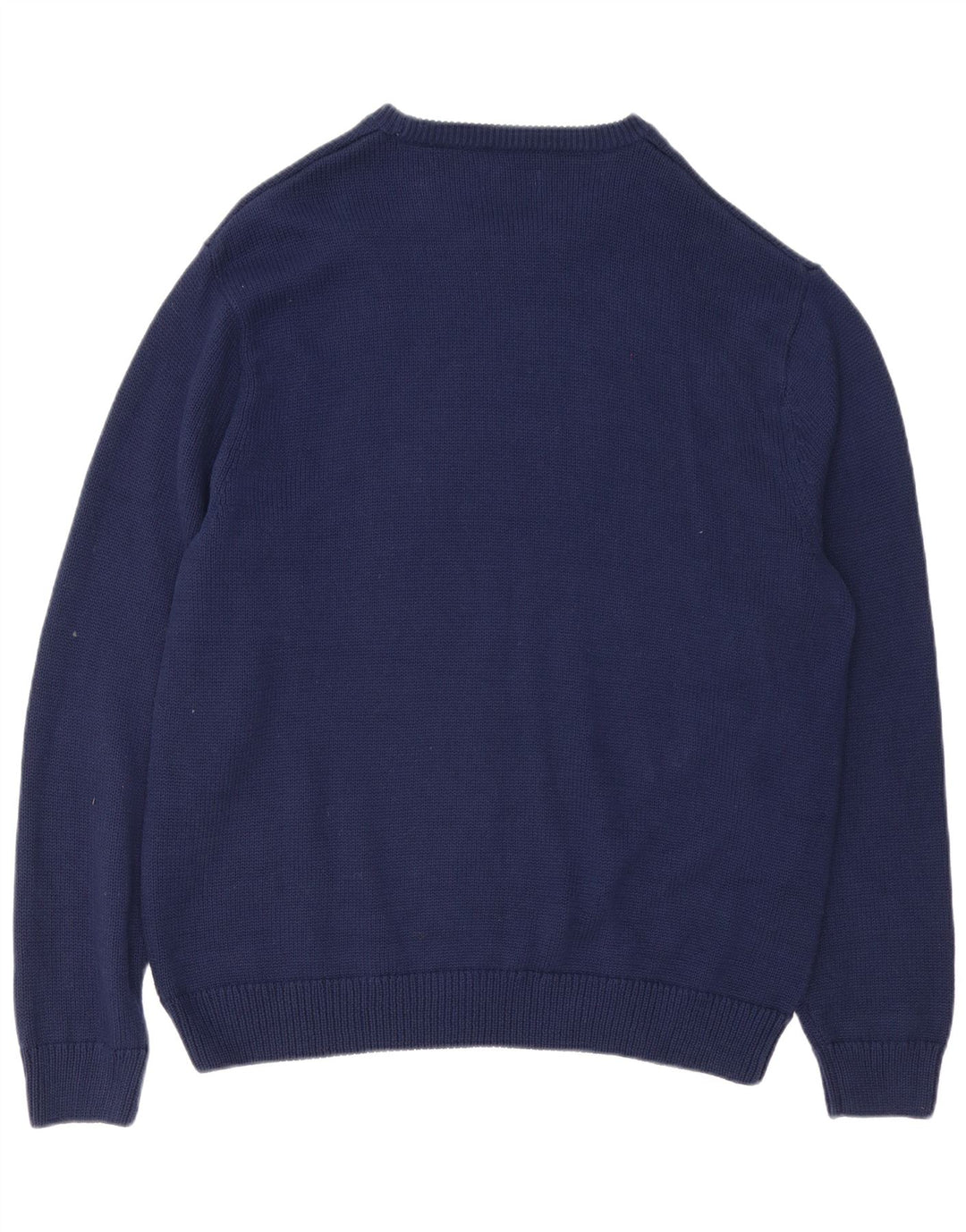 Chaps Herre Crew Neck Jumper Sweater XL Navy Blue Bomuld