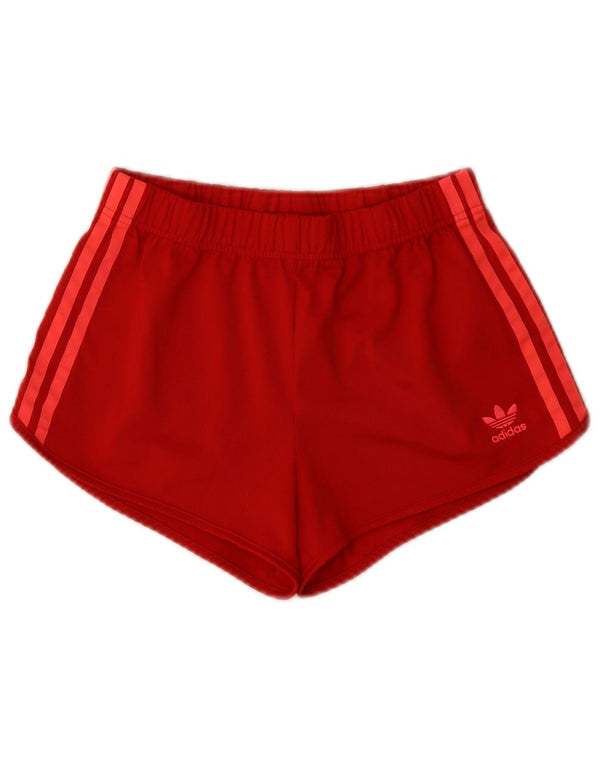 Adidas Sportsshorts til kvinder UK 4 XS Burgundy Polyester