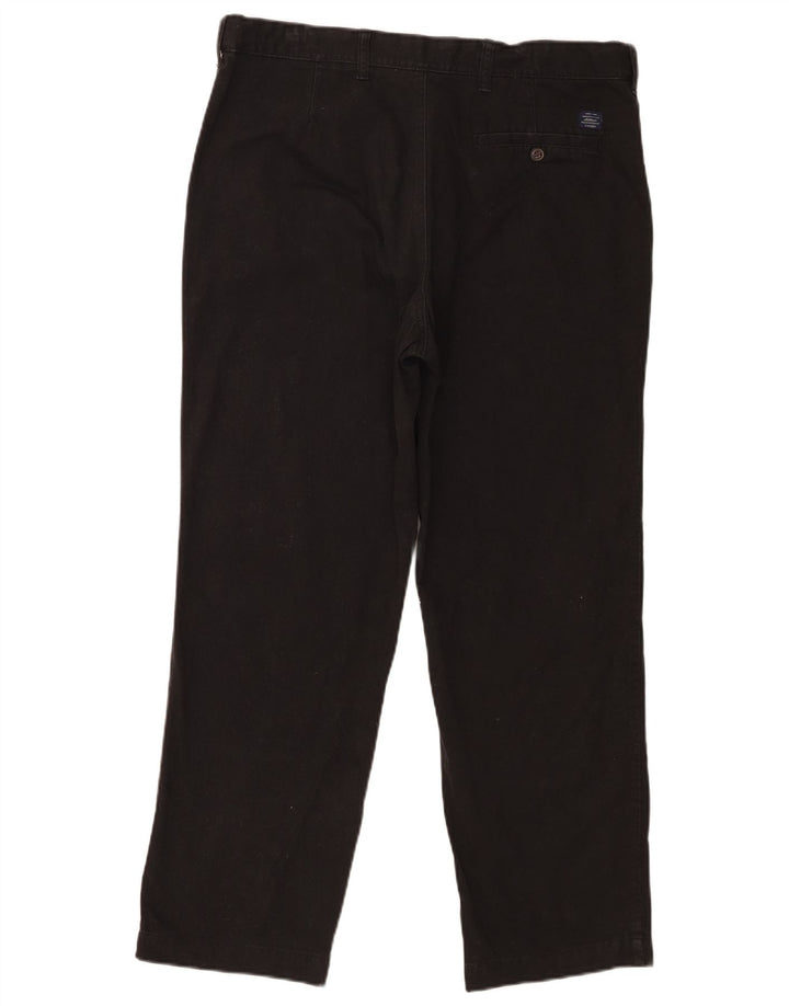Marks & Spencer Herre Regular Fit Chinobukser W36 L29 Sort bomuld