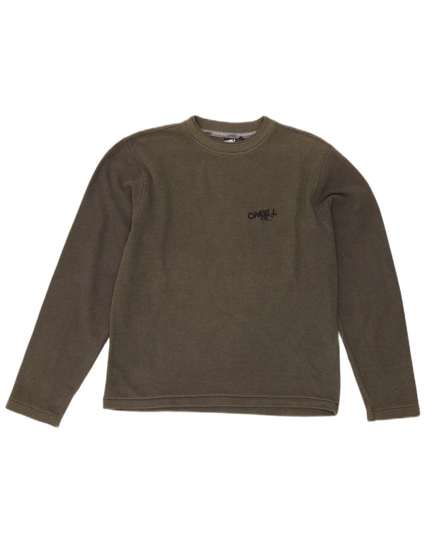 O'Neill Mens Sweatshirt Jumper Medium Green Cotton