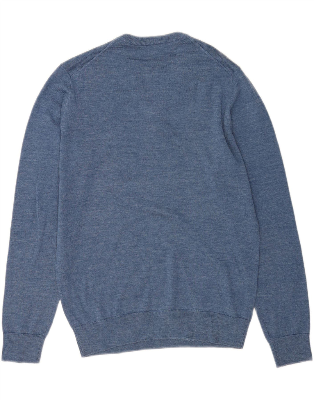 Lacoste Herre V-hals sweater str. 4 Medium Blue Wool
