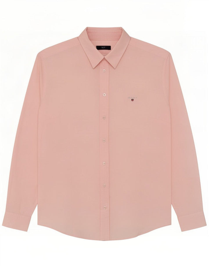 Gant Oversized skjorte til kvinder UK 10 Small Pink Bomuld