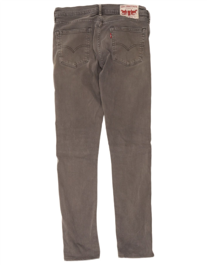 Levi's Skinny Jeans til mænd W32 L34 Grå bomuld