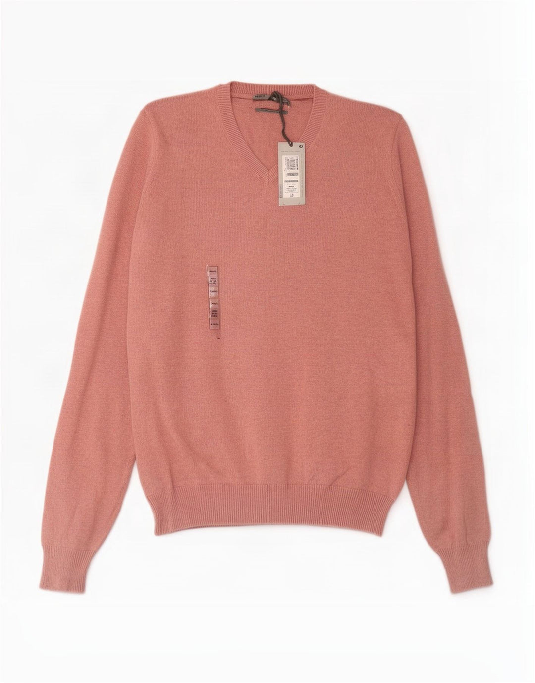 Marks & Spencer Herre V-hals sweater Small Pink Bomuld