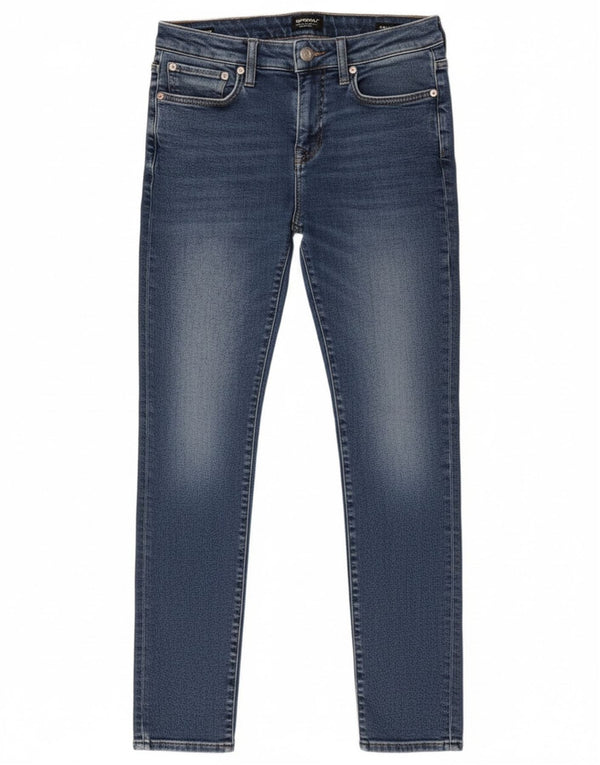 Superdry Travis Skinny Jeans til mænd W30 L32 blå bomuld