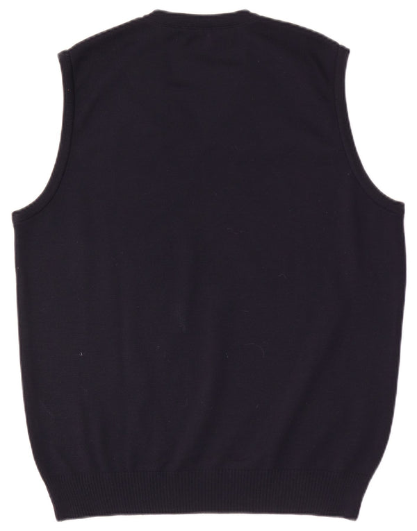 Maerz Muenchen Herrevest Tank Top IT 50 Medium Marineblå Uld