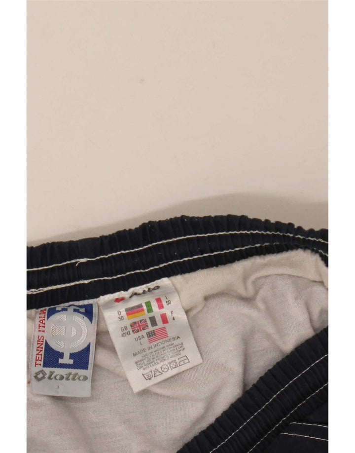 Lotto Herre badeshorts UK 40/42 Large Navy Blue Polyester