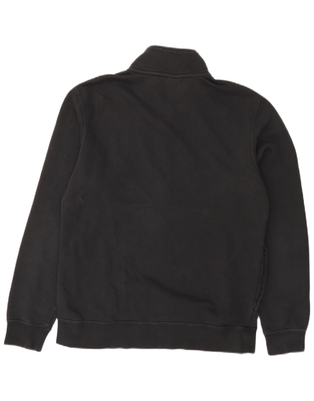 Nike Sweatshirt med lynlås til mænd mellem sort bomuld
