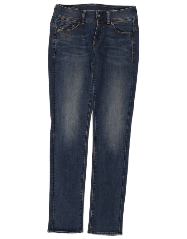 G-Star Womens Midge Straight Jeans W29 L32 Blue Cotton