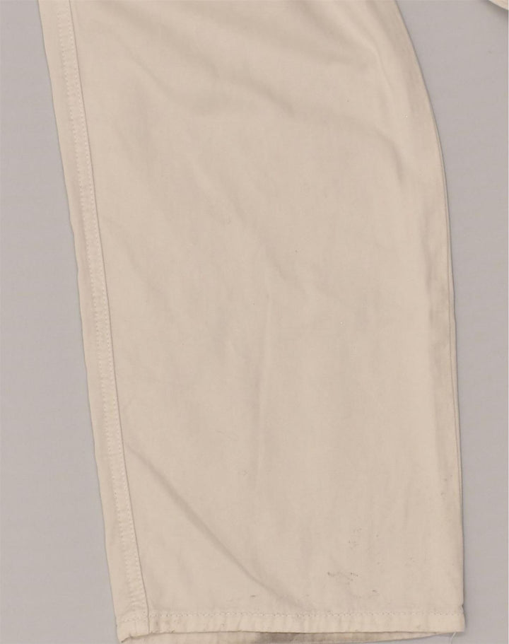 PULL & BEAR Womens Straight Cargo Trousers W36 L31 White | Vintage Pull & Bear | Thrift | Second-Hand Pull & Bear | Used Clothing | Messina Hembry 