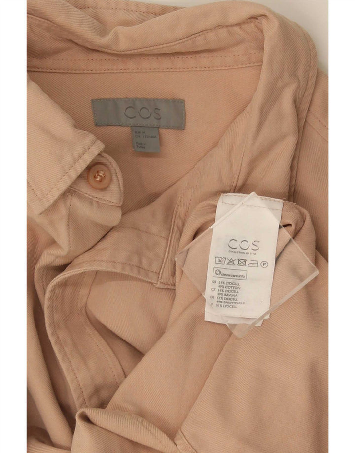 Cos Kortærmet Herreskjorte Medium Beige Lyocell