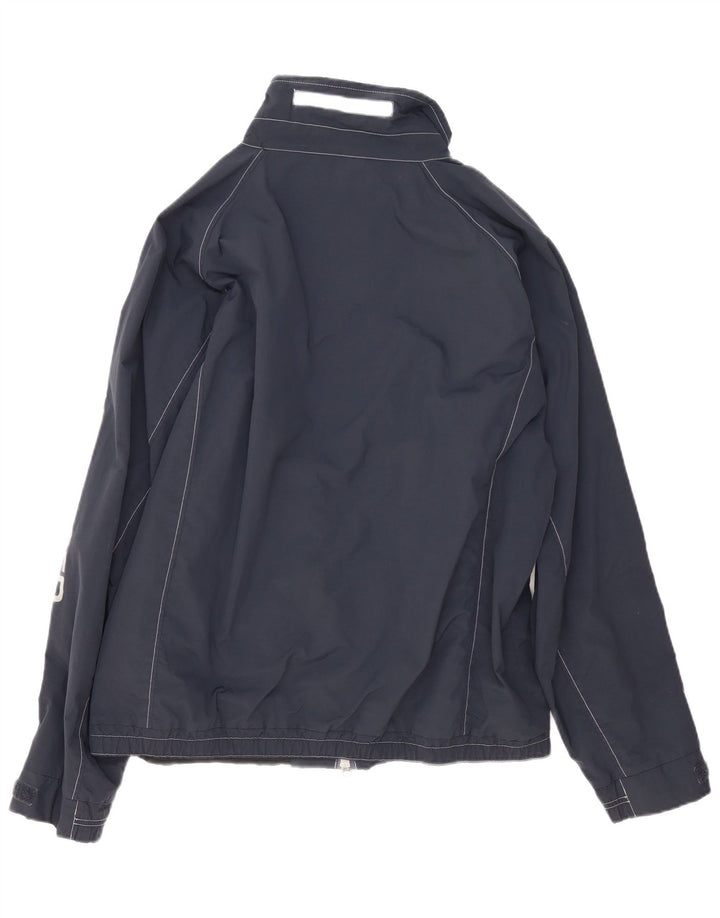 Slam Herre grafisk regnjakke UK 44 2XL Navy Blue Nylon