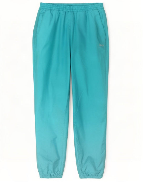 Vintage træningsdragt til mænd Joggers store blå polyamid