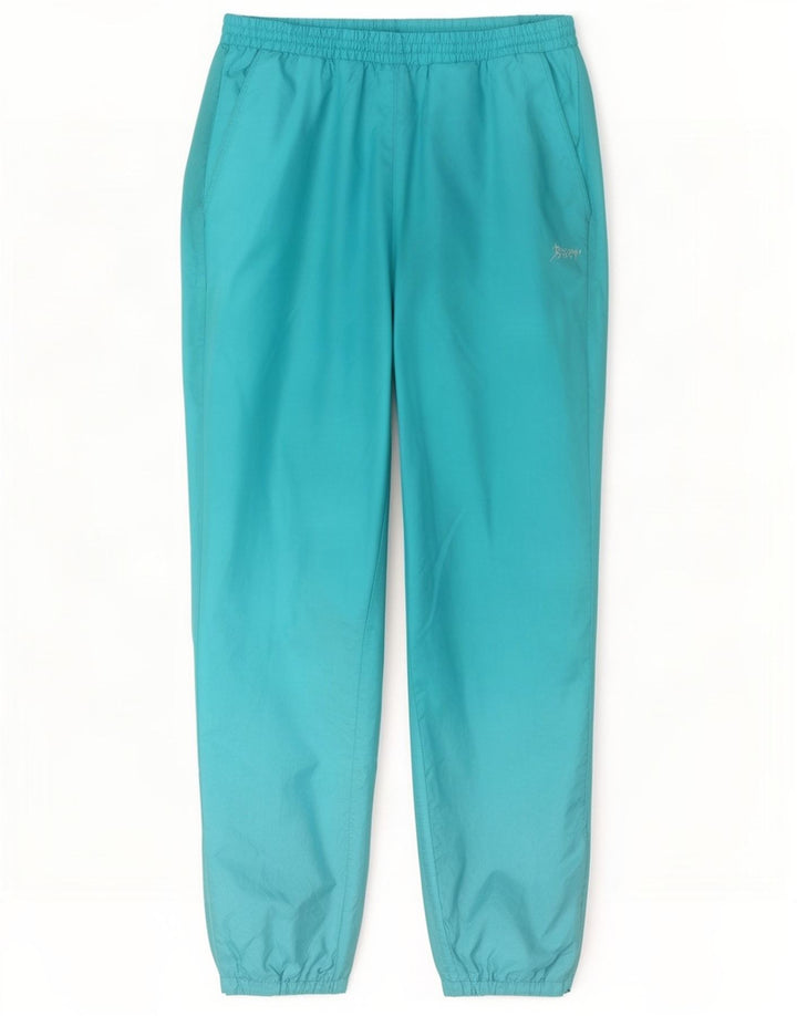 Vintage træningsdragt til mænd Joggers store blå polyamid