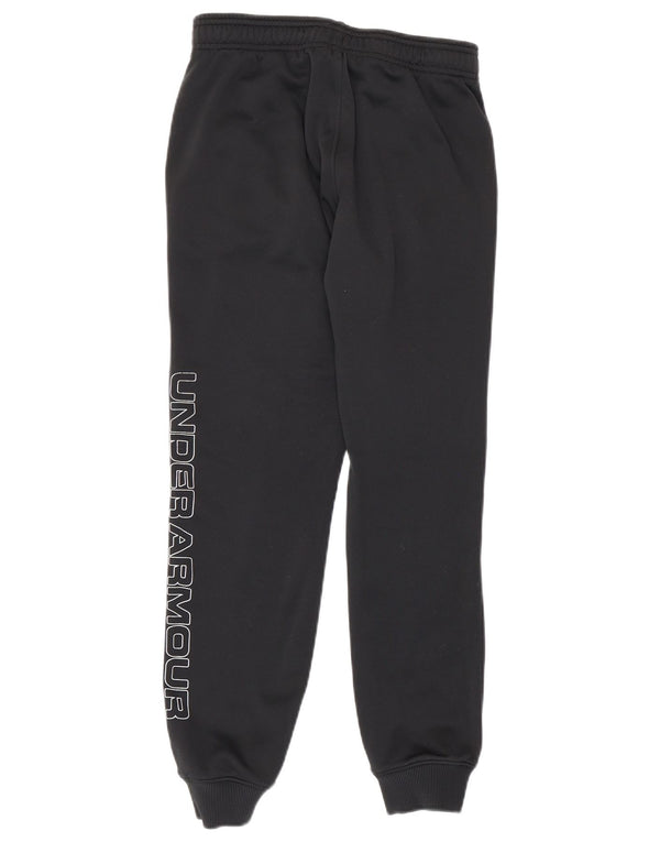 Under Armour Boys Cold Gear Træningsdragt Bukser Joggers 11-12 år Sort