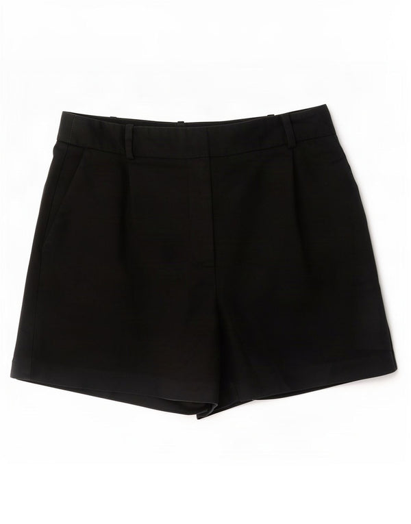 Zara Womens Chino Shorts Medium W28 Black Cotton