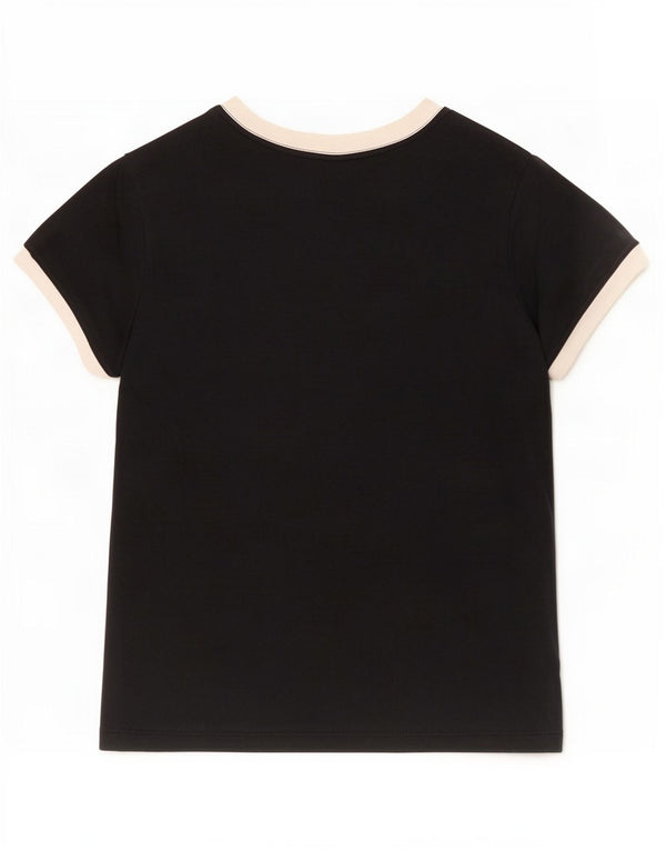 Nike piger grafisk t-shirt top 12-13 år stor sort colourblock bomuld