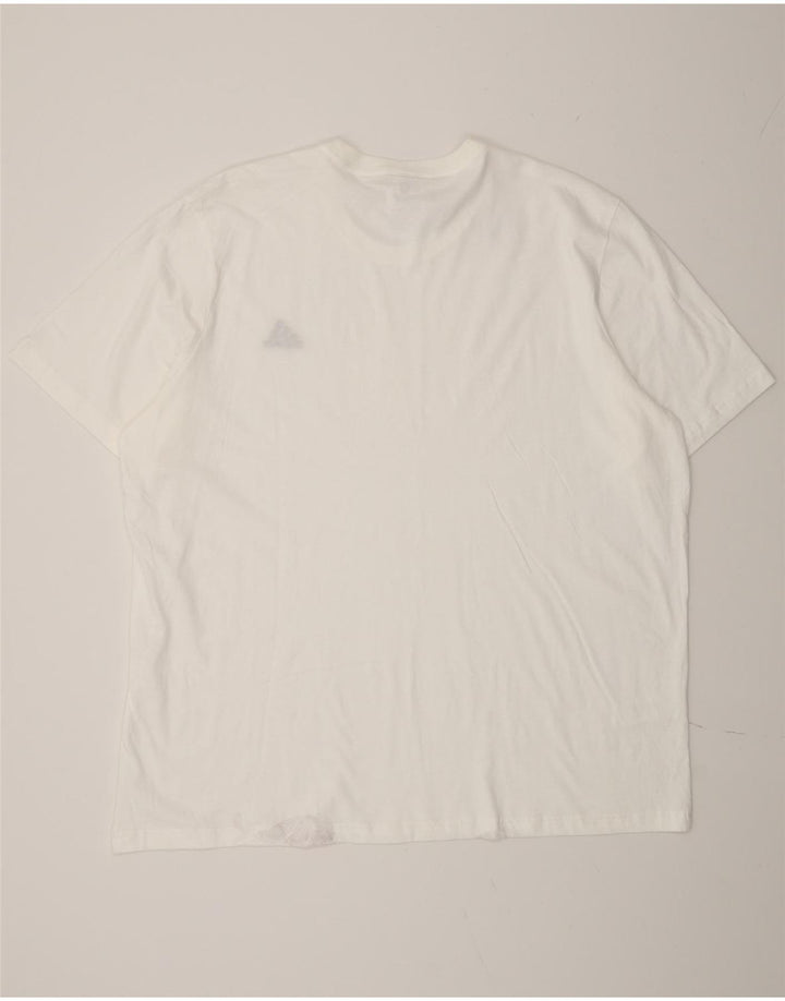 Adidas Herre T-Shirt Top 2XL Hvid Bomuld