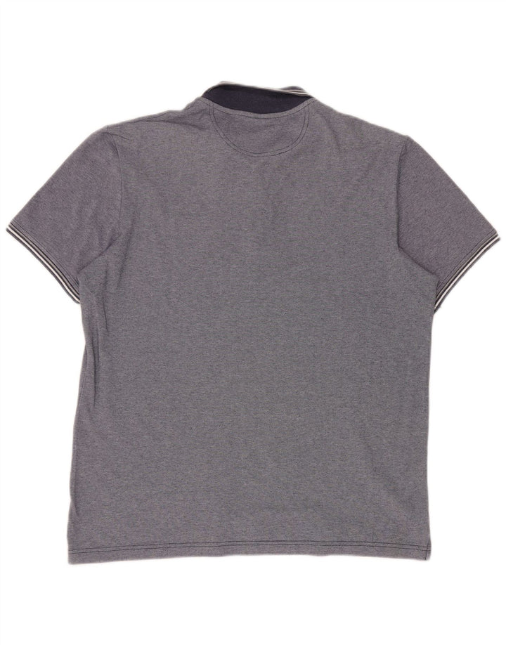 Champion Herre poloshirt Medium Navy Blue Colourblock