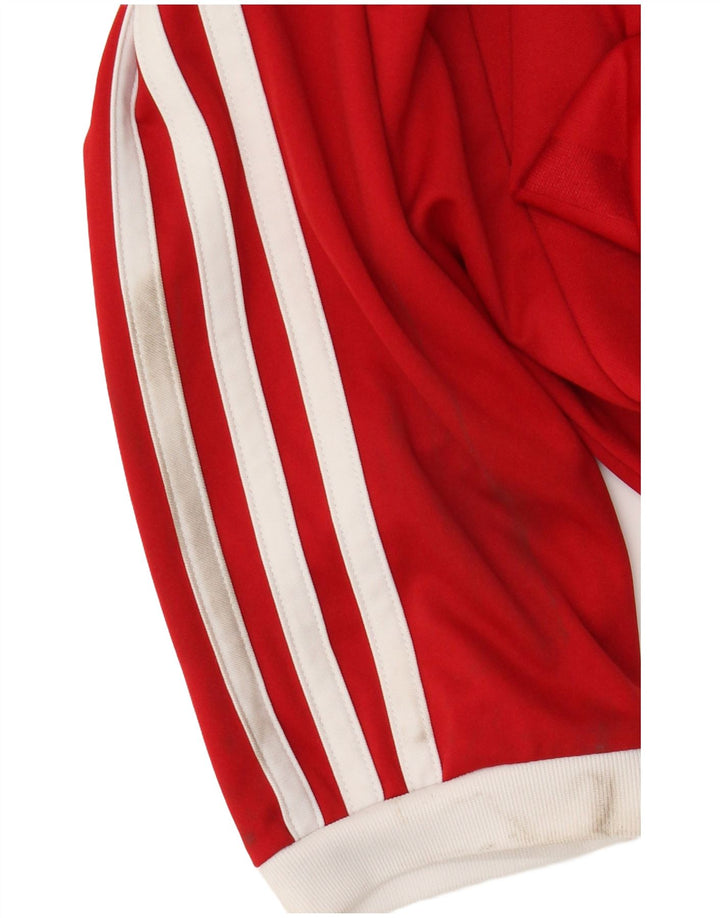 Adidas Herre Climalite Top Langærmet Medium Rød Polyester