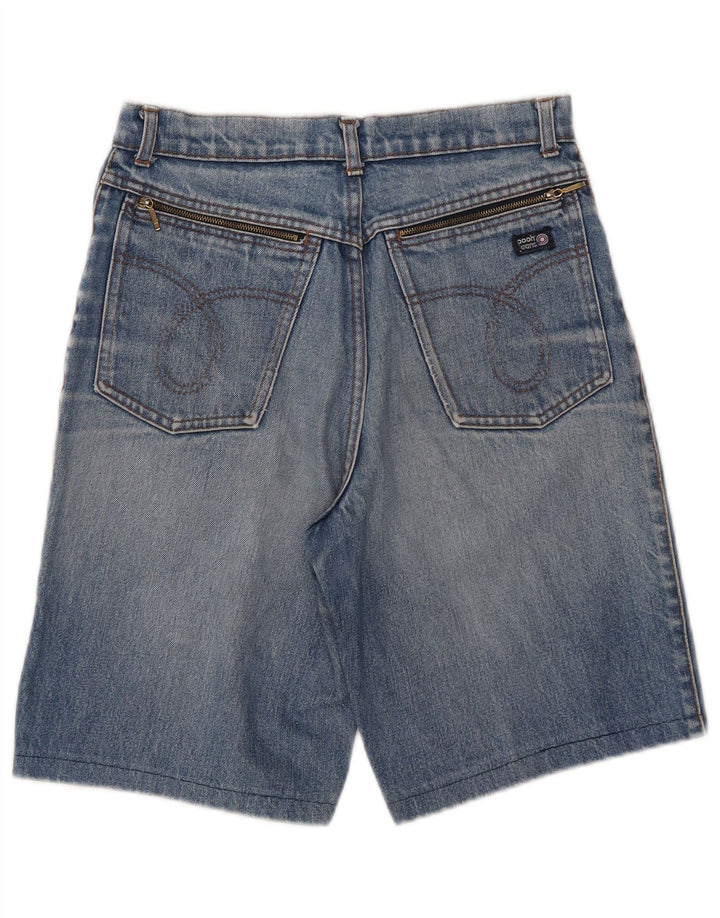 Plys herre denimshorts XS W27 Blå