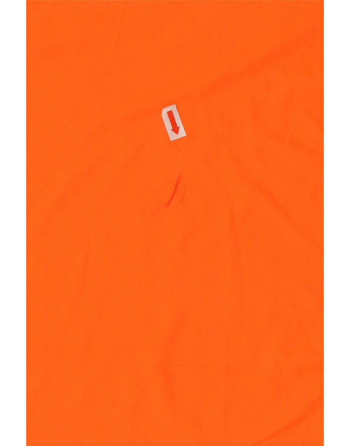 ADIDAS Herre Climalite T-Shirt Top Stor Orange Polyester