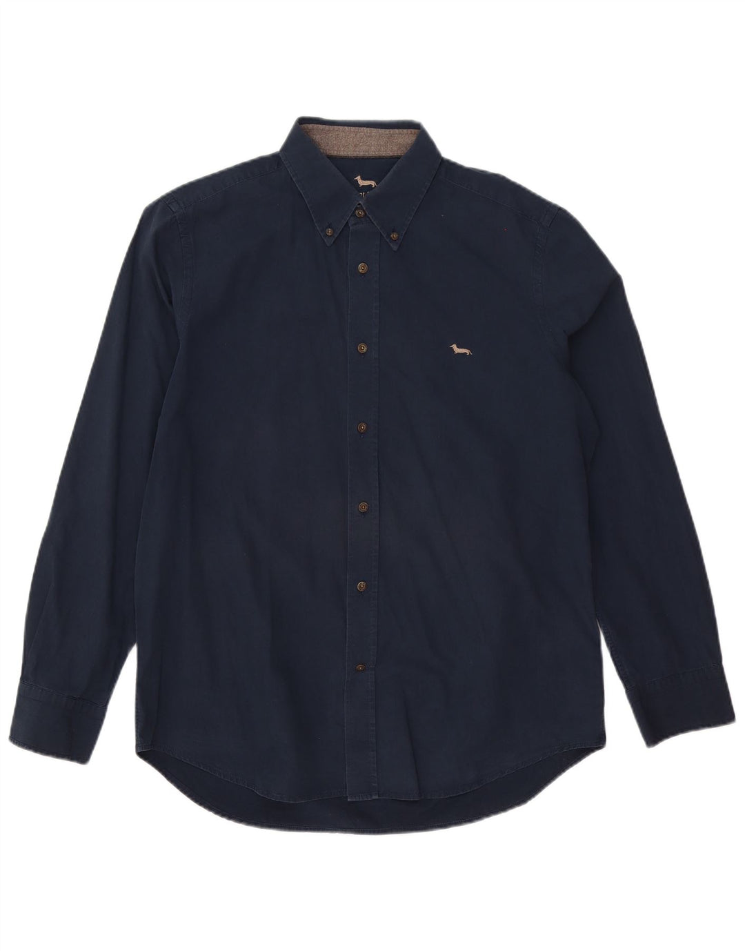 Harmont & Blaine herre Regular Fit skjorte XL marineblå