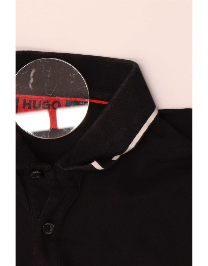 Hugo Boss herre poloshirt lille sort bomuld