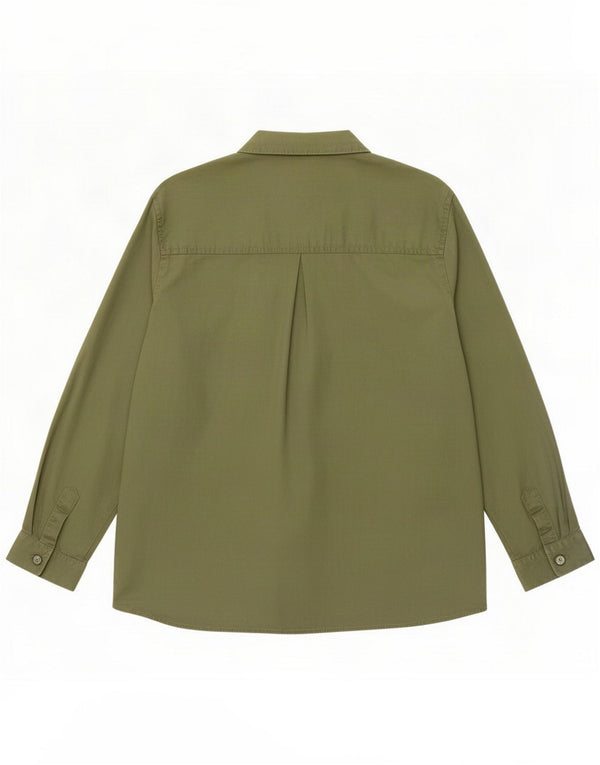 Zara Dameskjorte UK 14 Medium Khaki Lyocell