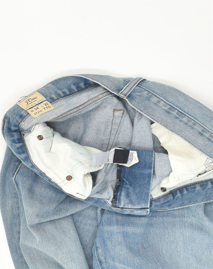 J. CREW Womens Straight Jeans W34 L32  Blue Cotton | Vintage J. Crew | Thrift | Second-Hand J. Crew | Used Clothing | Messina Hembry 