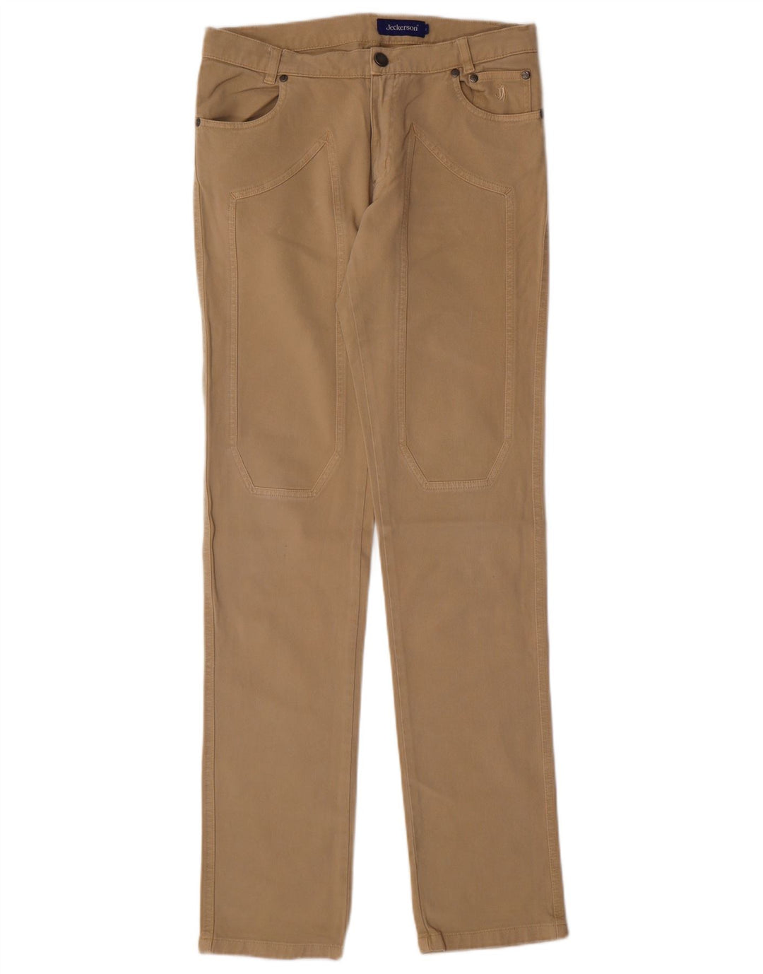 Jeckerson Dame Slim Casual Bukser W30 L33 Beige Bomuld