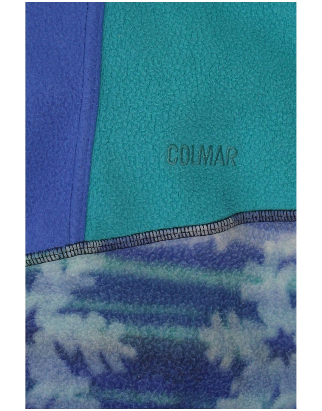 COLMAR Fleecetrøje med lynlås til mænd 2XL Blue Fair Isle