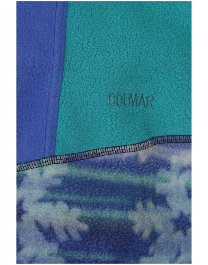 COLMAR Fleecetrøje med lynlås til mænd 2XL Blue Fair Isle