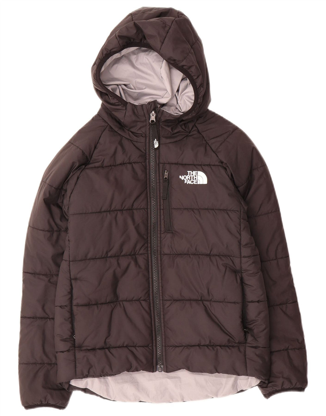 THE NORTH FACE Piger Polstret hættejakke 9-10 år Medium Sort