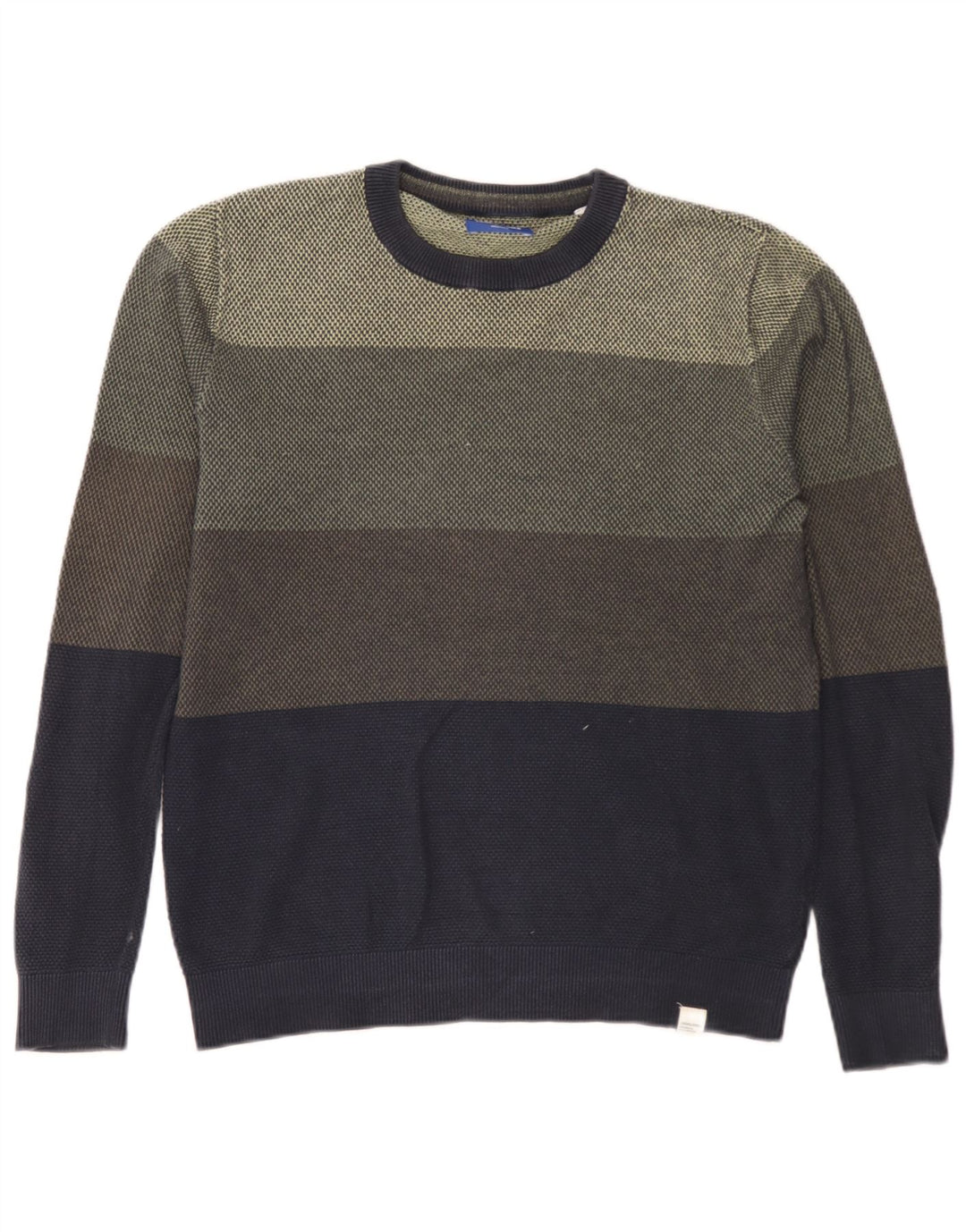 Jack & Jones Herretrøje med rund hals trøje Medium Flerfarvet Colourblock
