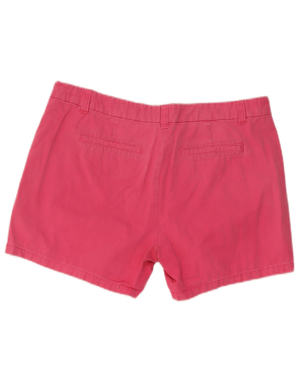Joules Chino Shorts til kvinder UK 14 Large W36 Pink Bomuld