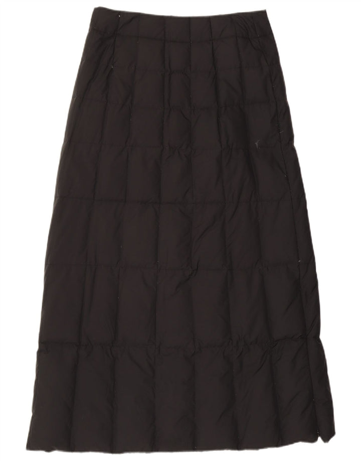 Postkort Dame Polstret Maxi Nederdel UK 10 Small W30 Sort Polyamid