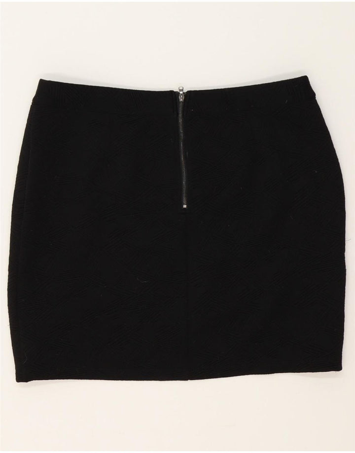 MOSSIMO Womens Pencil Skirt Large W34  Black Geometric Polyester Vintage Mossimo and Second-Hand Mossimo from Messina Hembry 