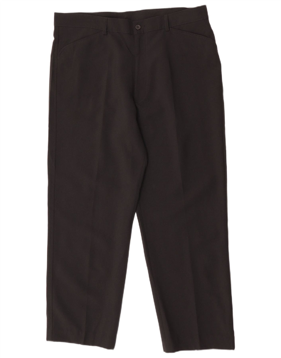 Farah Straight Casual Bukser til mænd W38 L29 Sort polyester