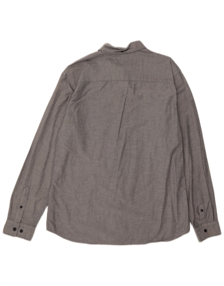 Jack & Jones herre Slim Fit skjorte XL grå bomuld
