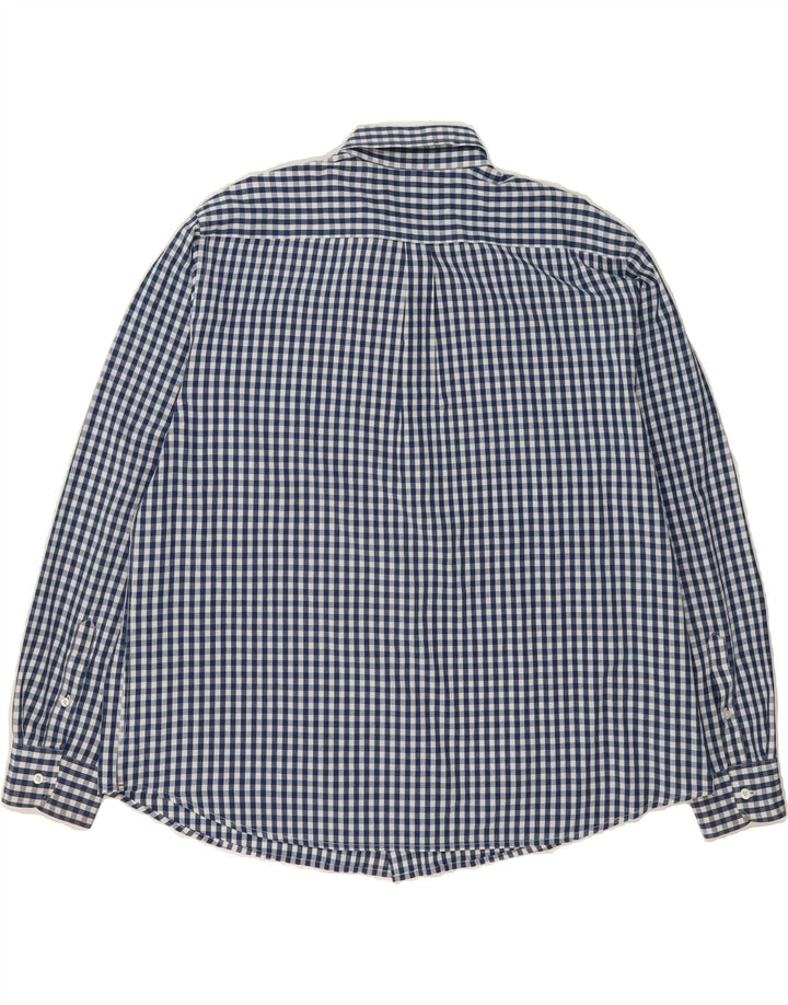 DOCKERS Mens Shirt 2XL Blue Gingham Cotton Vintage Dockers and Second-Hand Dockers from Messina Hembry 