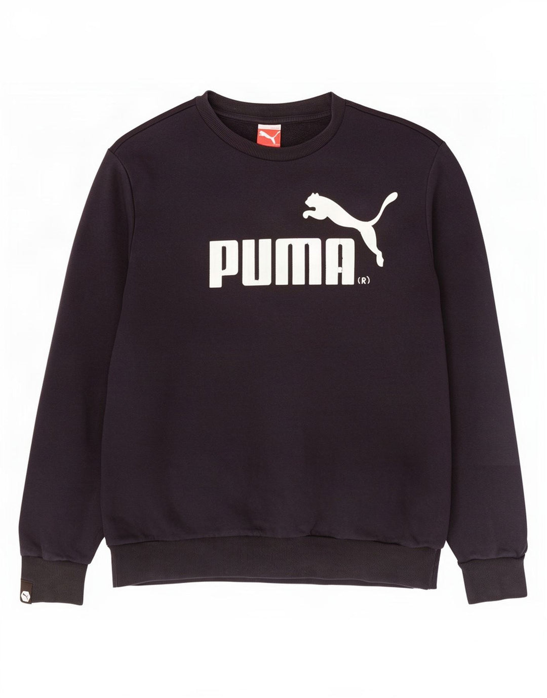 Puma Herre Grafisk Sweatshirt Jumper Large Sort