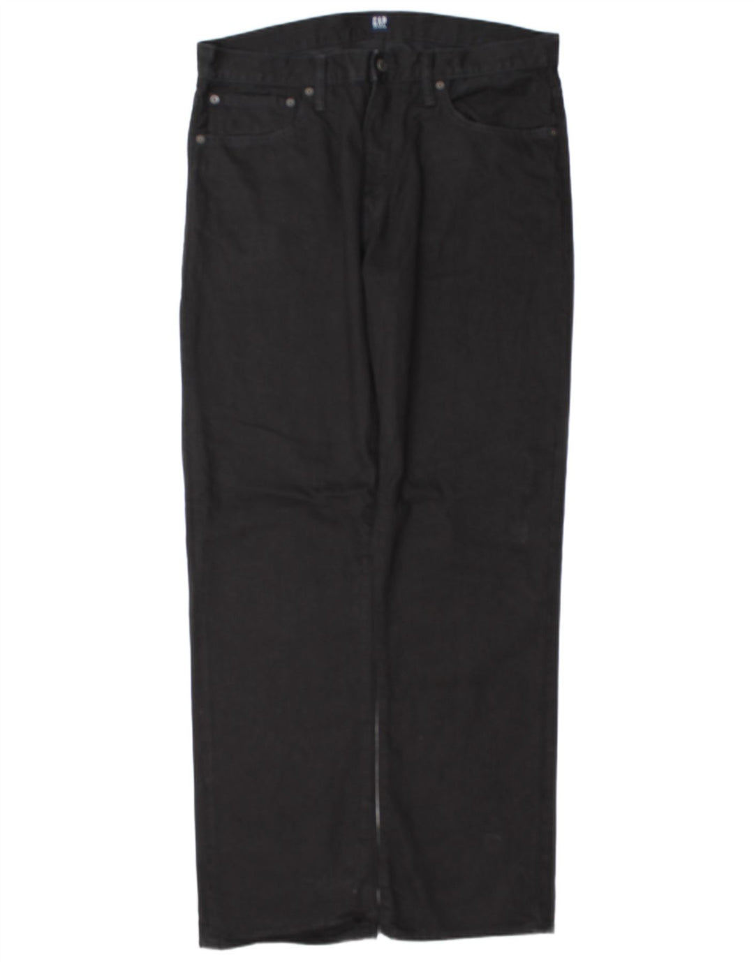 Gap Straight Jeans til mænd W36 L34 Sort bomuld