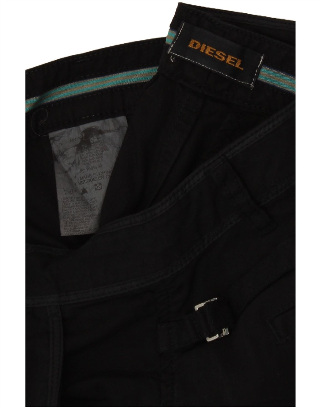 Diesel Dame Capri Bukser W34 L22 Sort Bomuld