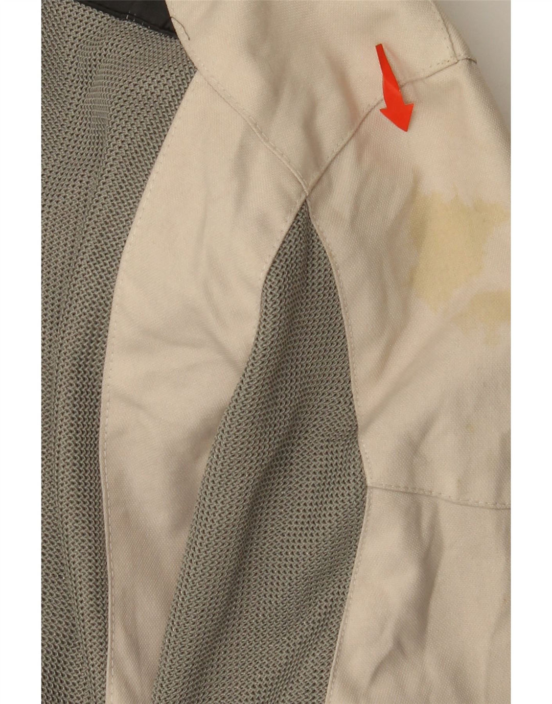 OJ ATMOSFERE Racerjakke til kvinder UK 14 Medium Beige Colourblock Polyamid