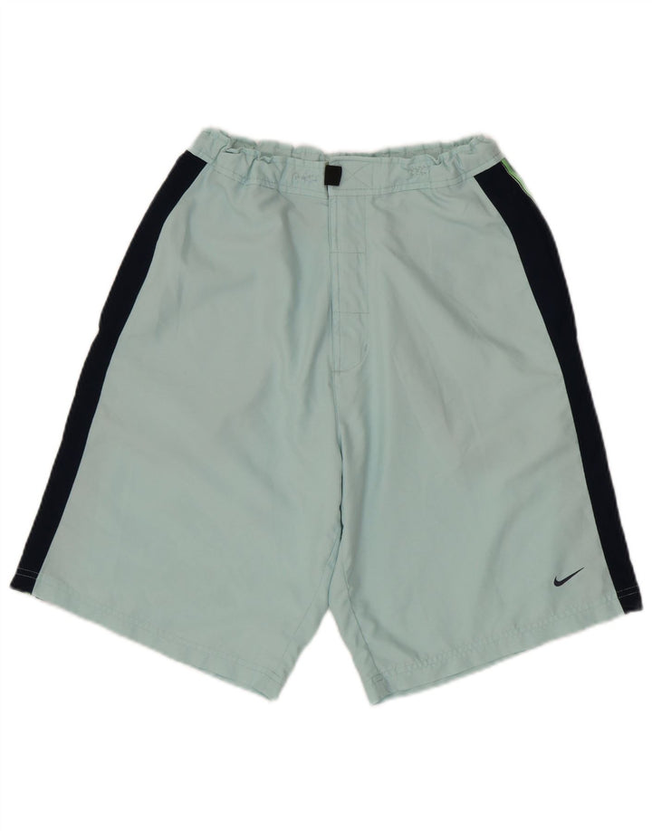 Nike Badeshorts til mænd Små turkis Colourblock Polyester