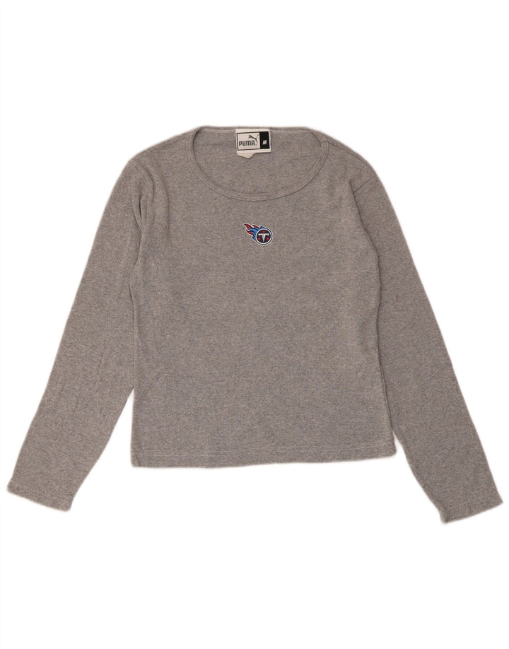 PUMA Girls Tennessee Titans Crop Top Langærmet 11-12 år Mellemgrå