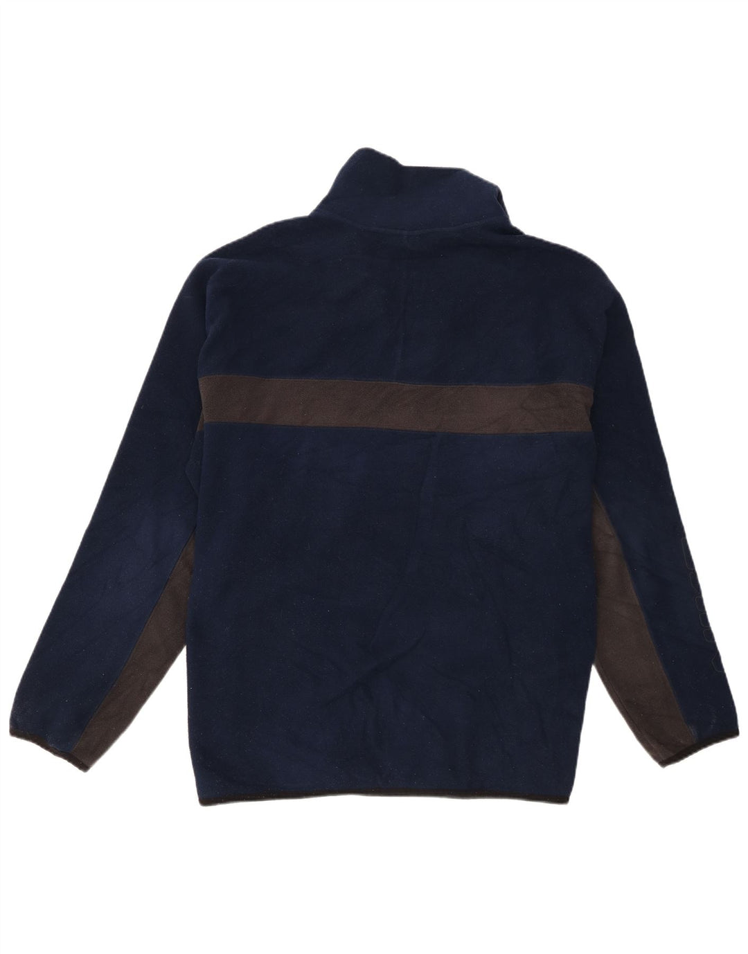 Nike Herre grafisk fleecetrøje med fuld lynlås XL Marineblå Colourblock Polyester
