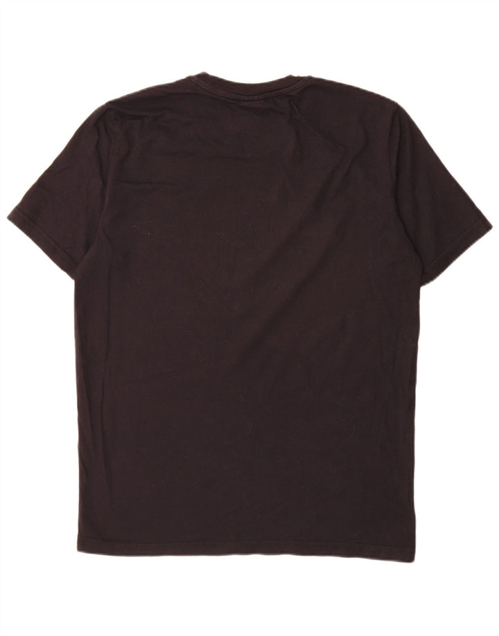 Champion Herre grafisk T-shirt top lille sort bomuld